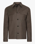 CAVALLARO OVERSHIRT LENNO LUXE DARK TAUPE