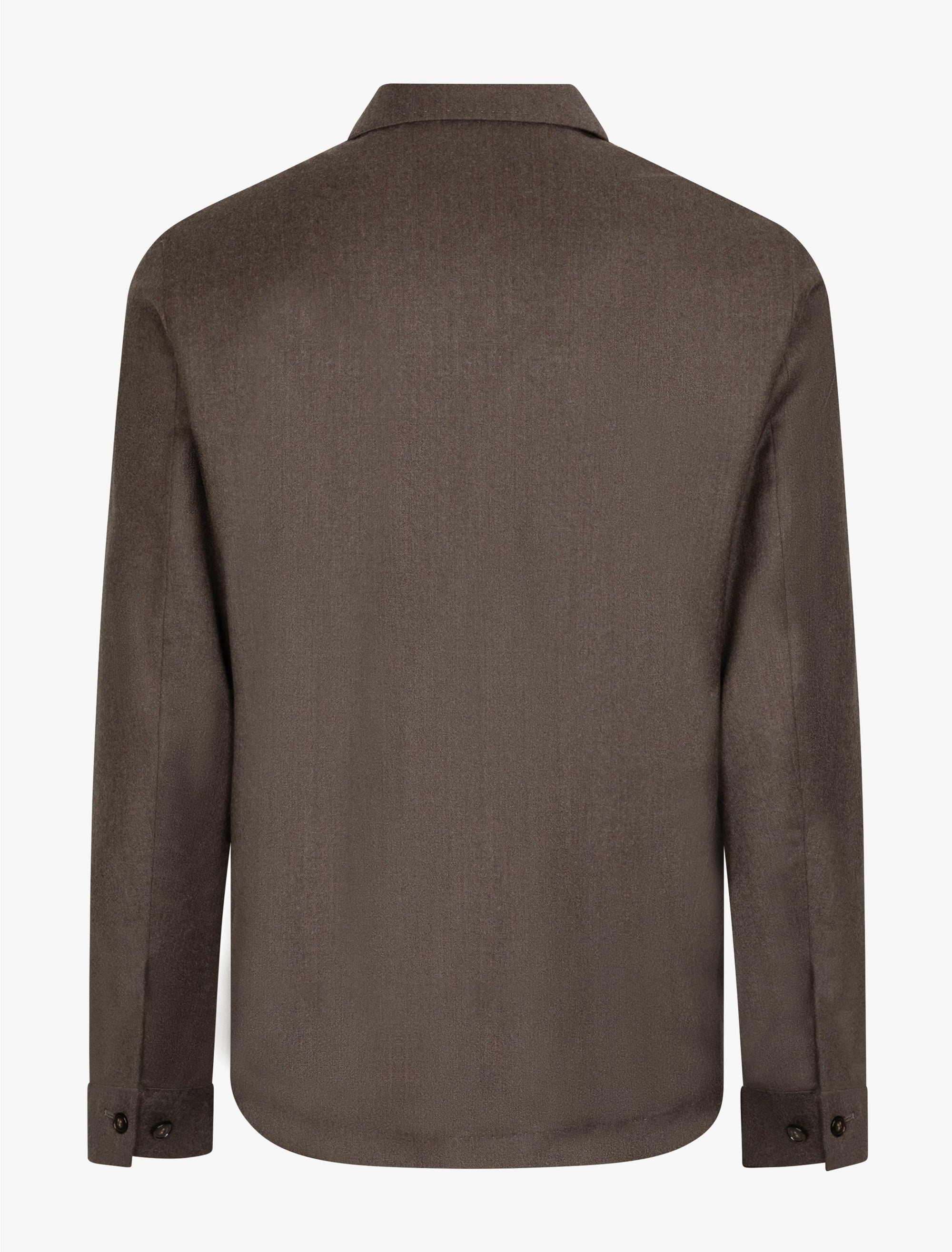 CAVALLARO OVERSHIRT LENNO LUXE DARK TAUPE