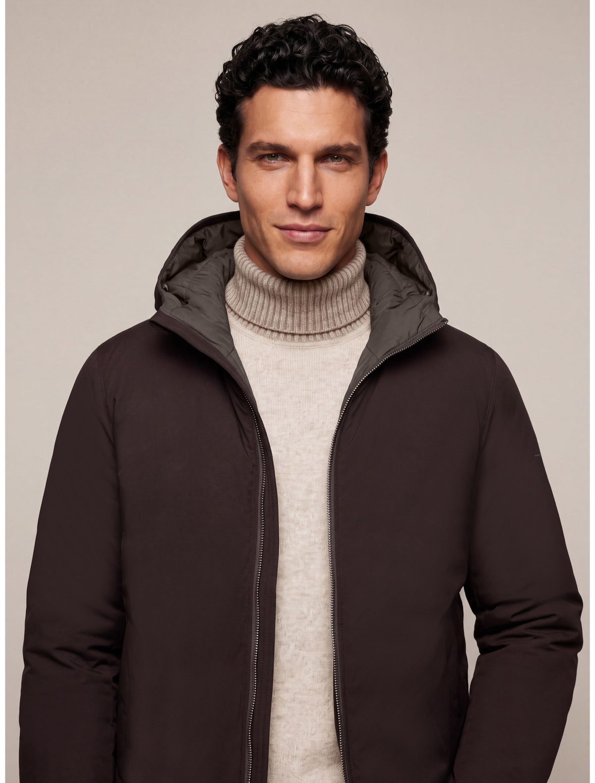 CAVALLARO JAS LIVOMO JACKET DARK BROWN