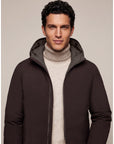 CAVALLARO JAS LIVOMO JACKET DARK BROWN