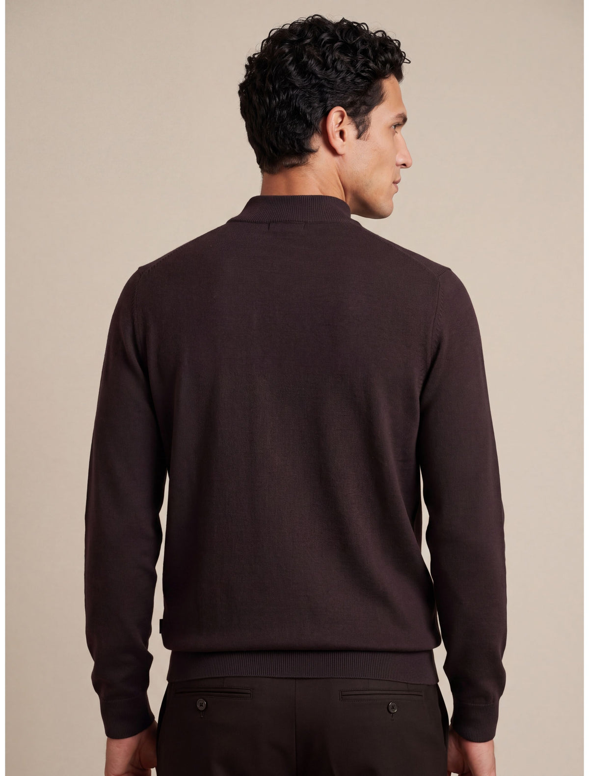 CAVALLARO PULLOVER MILACIO TURTLE NECK DARK BROWN