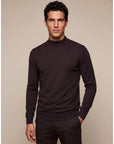 CAVALLARO PULLOVER MILACIO TURTLE NECK DARK BROWN