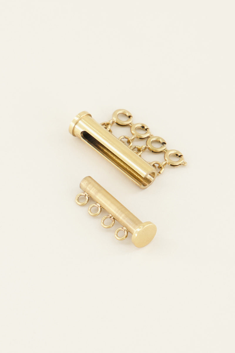 MY JEWELLERY ACCESSOIRE MULTI KETTING SLUITER GOLD