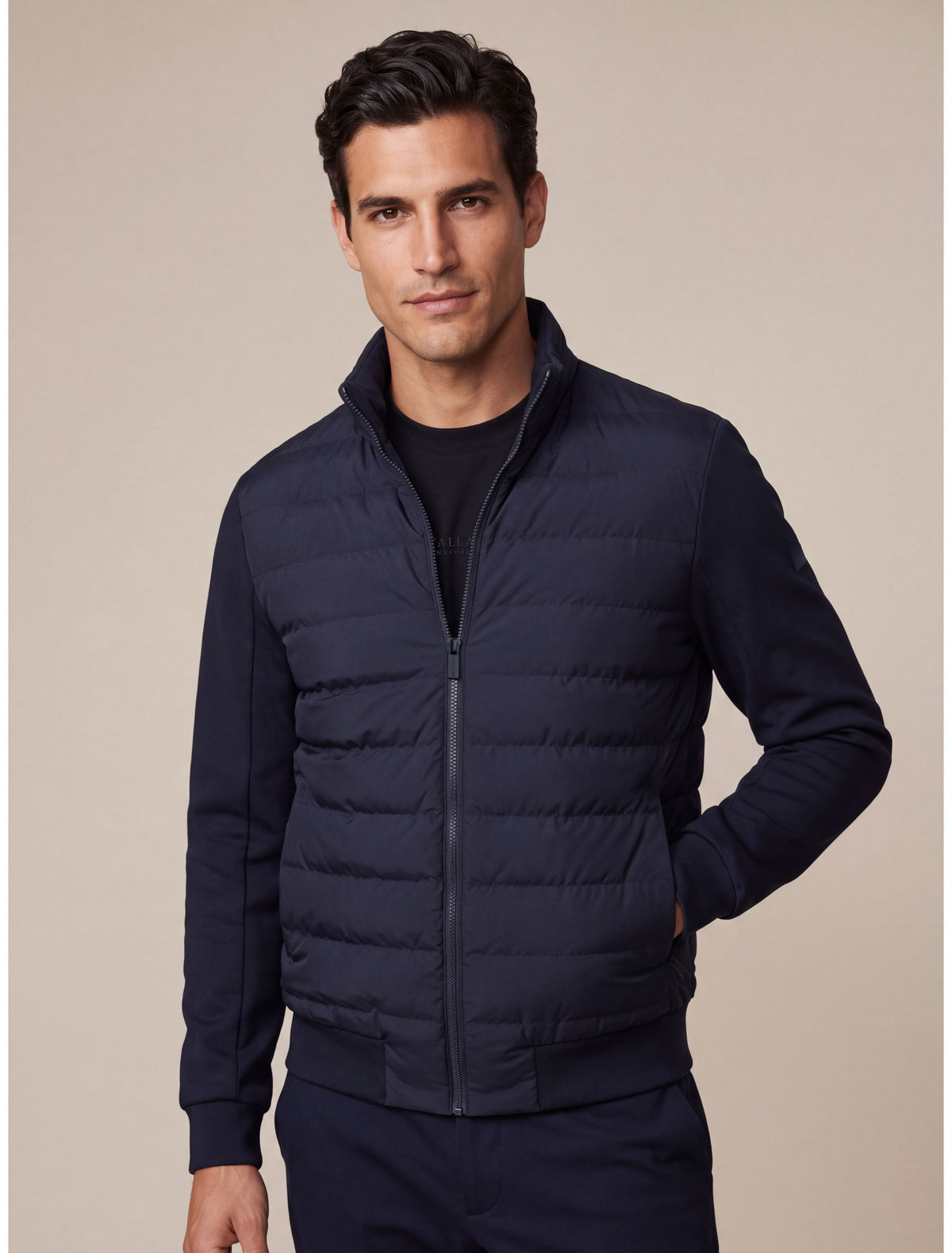CAVALLARO JAS QUINTINO JACKET DARK BLUE