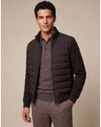 CAVALLARO JAS QUINTINO JACKET DARK BROWN
