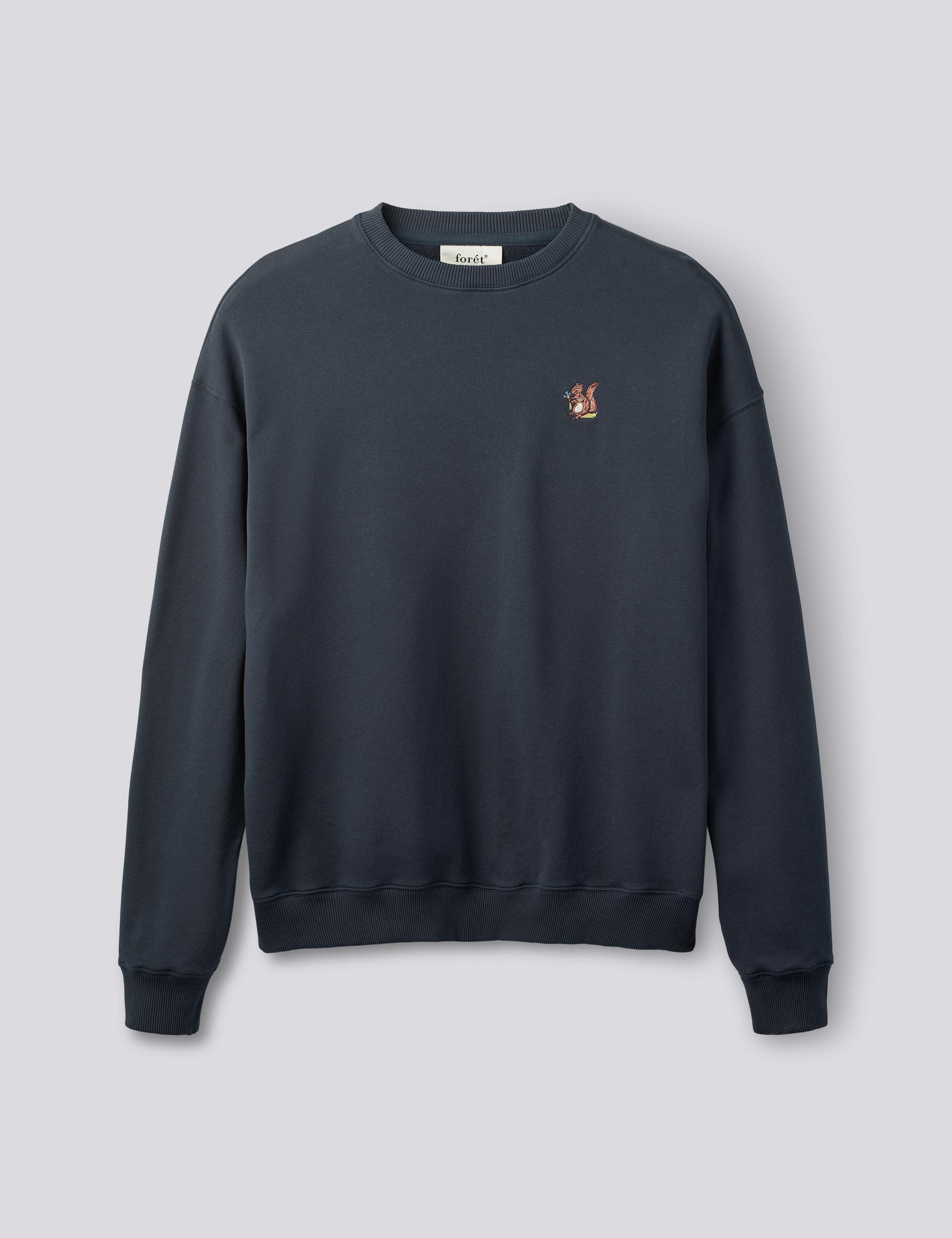 FORÉT SWEATER ACORN SWEATSHIRT NAVY