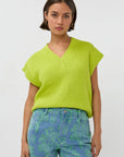 STUDIO AMAYA SPENCER ARDINA KNITWEAR LIME