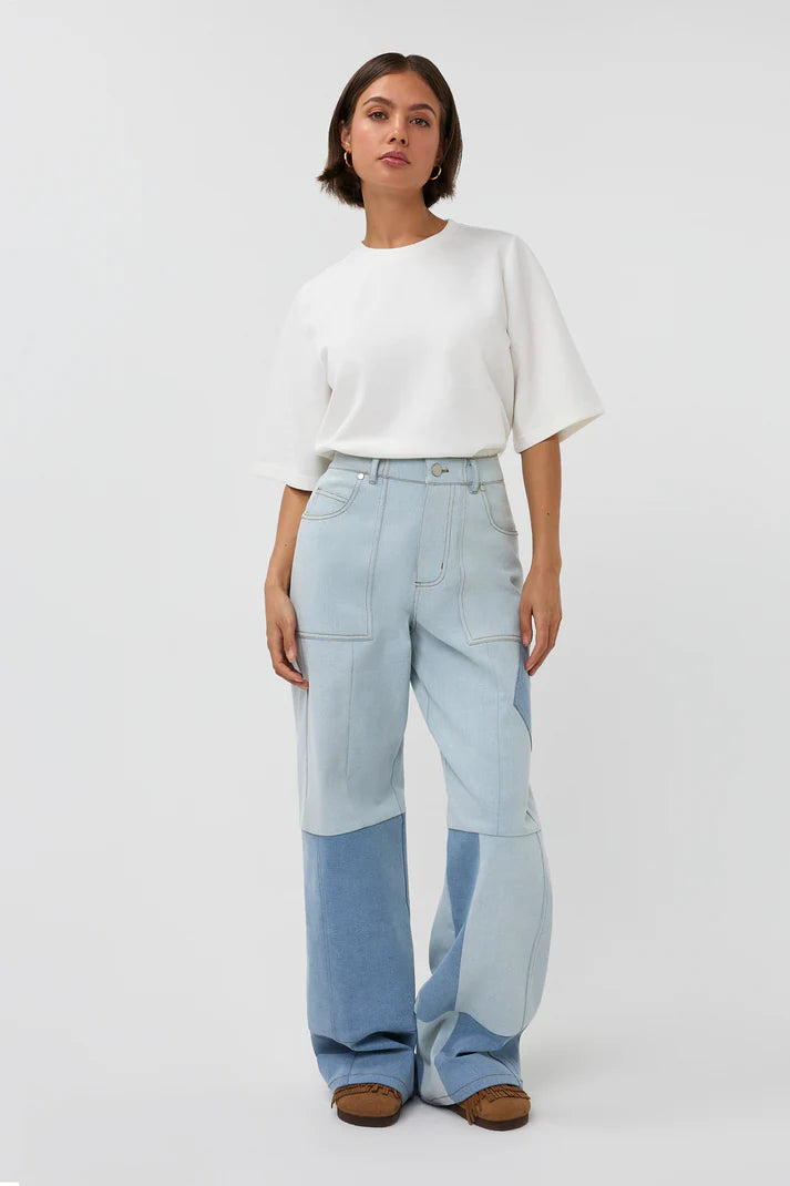 STUDIO AMAYA JEANS JAX PANTS BLUE