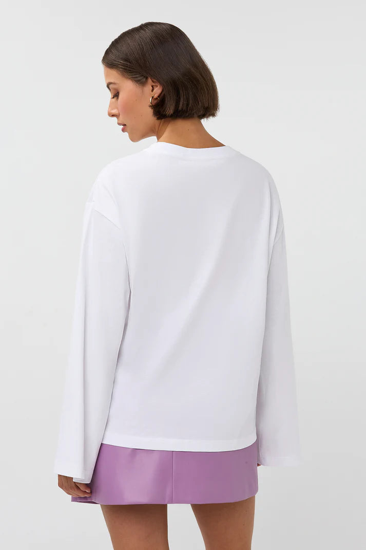 STUDIO AMAYA TOP SARDINES T-SHIRT WHITE