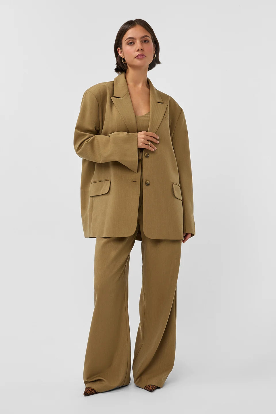 STUDIO AMAYA X SOFIE GRAAFLAND PANTS THE ALWAYS BROEK GREEN