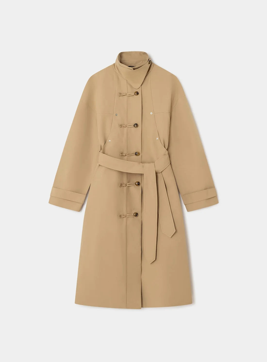 LAAGAM JAS ANTWERP TRENCHCOAT CAMEL