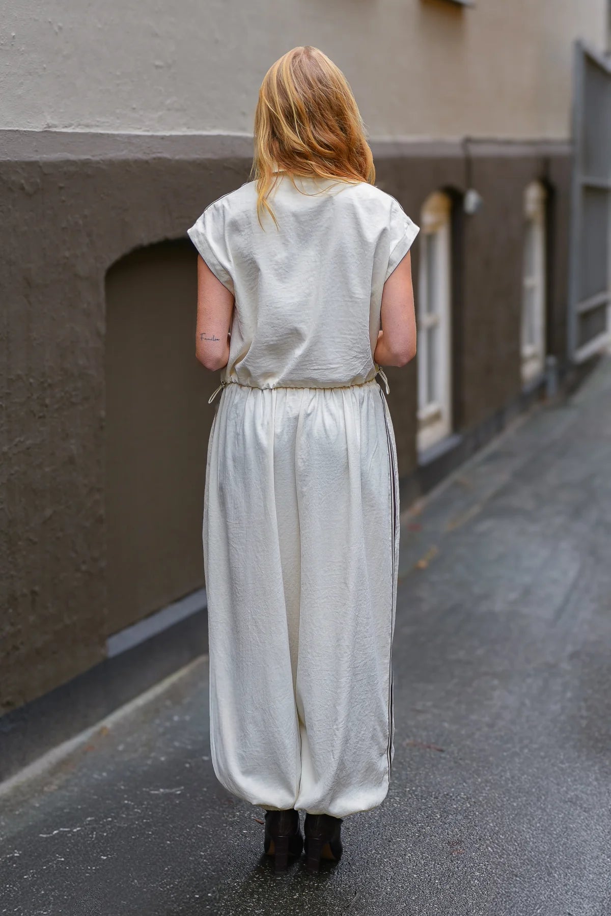 A-VIEW PANTS SIXT STRIPE SAND
