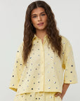 STUDIO AMAYA BLOUSE MARA STUDS YELLOW