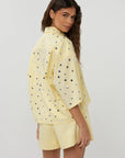 STUDIO AMAYA BLOUSE MARA STUDS YELLOW