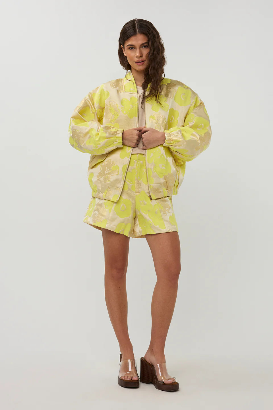 STUDIO AMAYA BOMBERJACK FENNA BOMBER YELLOW