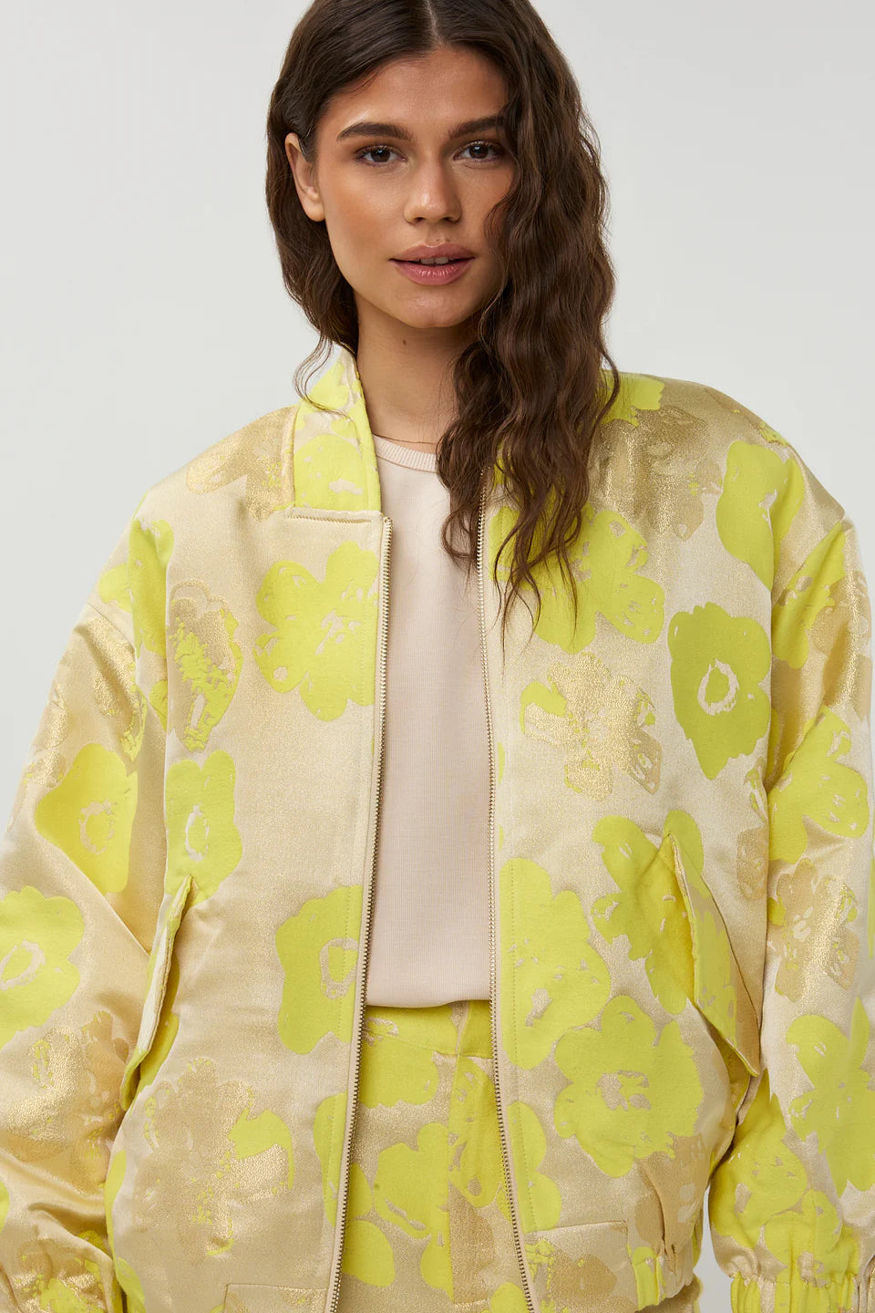 STUDIO AMAYA BOMBERJACK FENNA BOMBER YELLOW