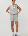 STUDIO AMAYA SPORTSWEAR SHORT SOLEIL GREY