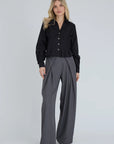 A-VIEW BLOUSE ANDRINE SHIRT BLACK