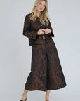A-VIEW PANTS ARIA COULOTTES DARK BROWN