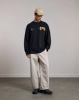 AEDEN SWEATER ARIS LONGSLEEVE TEE BLACK