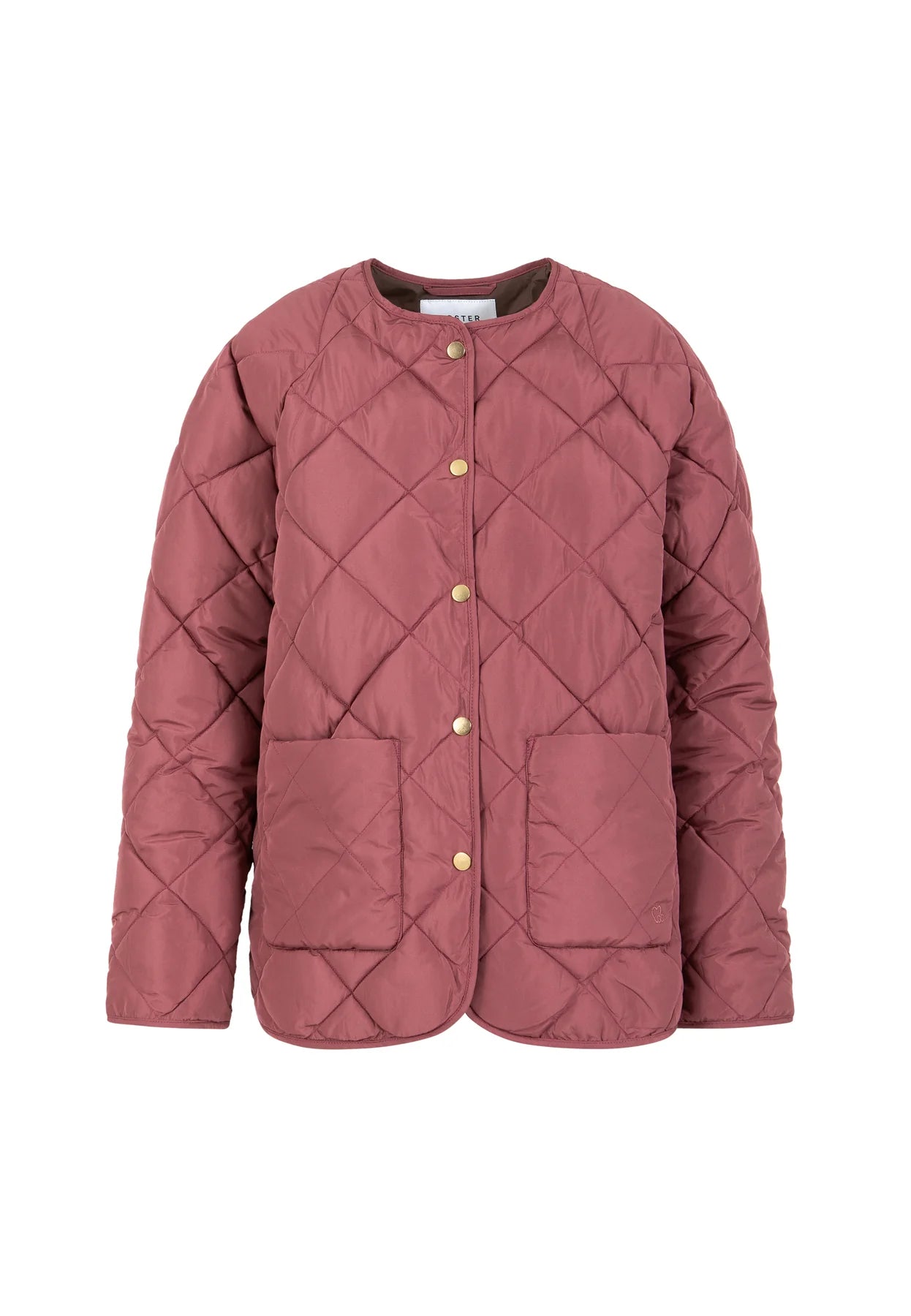 COSTER COPENHAGEN JACK ASTA QUILTED LOOSE JACKET WARM BLUSH