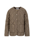 COSTER COPENHAGEN JACK ASTA QUILTED LOOSE JACKET WARM GREY