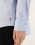 COSTER COPENHAGEN BLOUSE BOXY CLASSIC SHIRT OXFORD BLUE