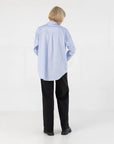 COSTER COPENHAGEN BLOUSE BOXY CLASSIC SHIRT OXFORD BLUE