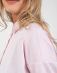 COSTER COPENHAGEN BLOUSE BOXY CLASSIC SHIRT POWDER ROSE
