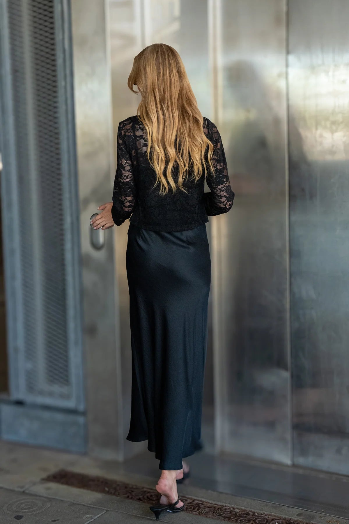 A-VIEW BLOUSE BETTI LACE SHIRT BLACK