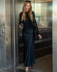 A-VIEW BLOUSE BETTI LACE SHIRT BLACK