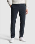CAST IRON CHINO CYLAS TAPERED FIT YARN DYE DARK BLUE