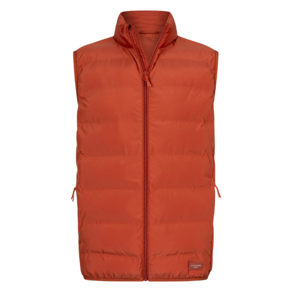 CAVALLARO BODYWARMER GAVIGIO BURNT ORANGE