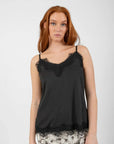 CC HEART BY COSTER COPENHAGEN TOP ROSIE LACE BLACK