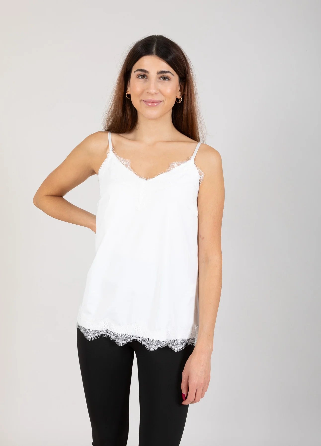 CC HEART BY COSTER COPENHAGEN TOP ROSIE LACE OFF WHITE