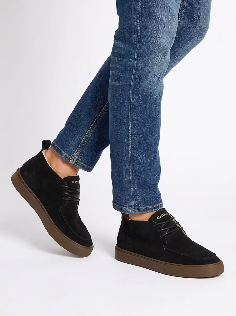 BLACKSTONE MEN SCHOENEN RUBY JERRIK CHUKKA NAVY
