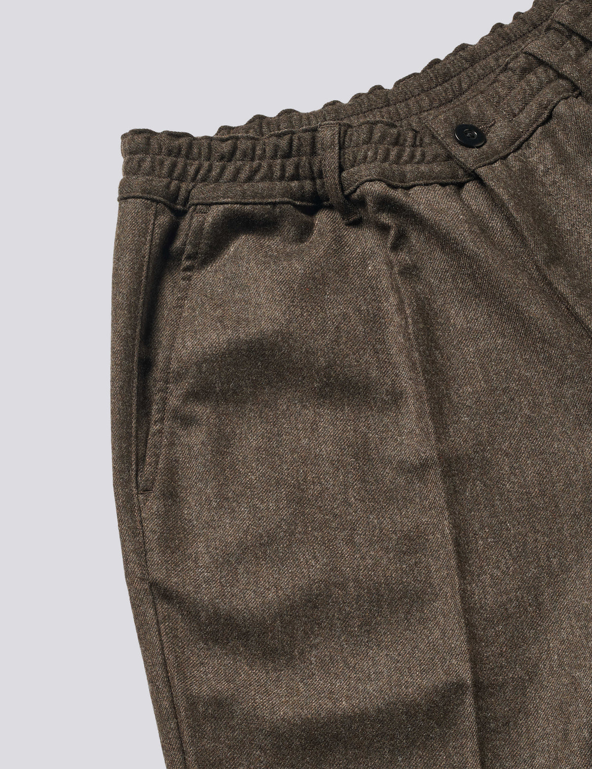 FORÉT PANTS CLAY WOOL BROWN