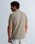 CAST IRON POLO SLIM FIT FINE PIQUE ESSENTIAL DRIED SAGE
