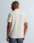CAST IRON POLO REGULAR FIT JACQUARD JERSEY BLUE FLOWER