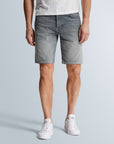 CAST IRON SHORT VALVER REGULAR FIT DENIM GREY GREEN SUMMER