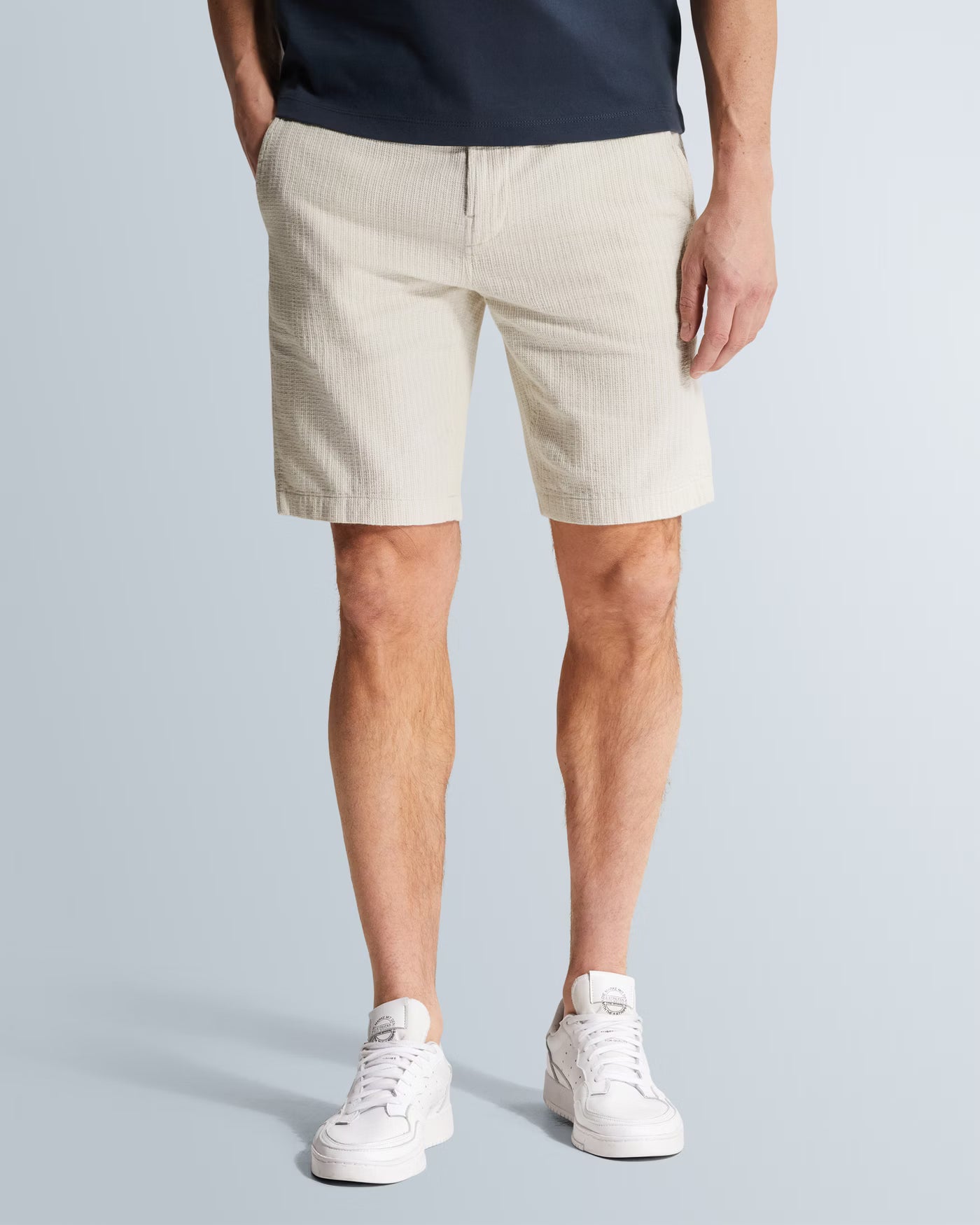 CAST IRON SHORT CHINO STRUCTURE SILVER BIRCH