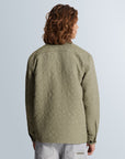 CAST IRON OVERSHIRT TECH JACQUARD SOLID DRIED SAGE