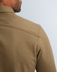 CAST IRON OVERHEMD TWILL JERSEY SHIRT WALNUT