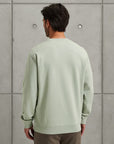 CAST IRON SWEATER R-NECK REGULAR FIT TWILL PURITAN GRAY
