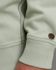CAST IRON SWEATER R-NECK REGULAR FIT TWILL PURITAN GRAY
