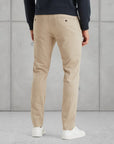 CAST IRON CHINO SLUB STRETCH BROEK KHAKY