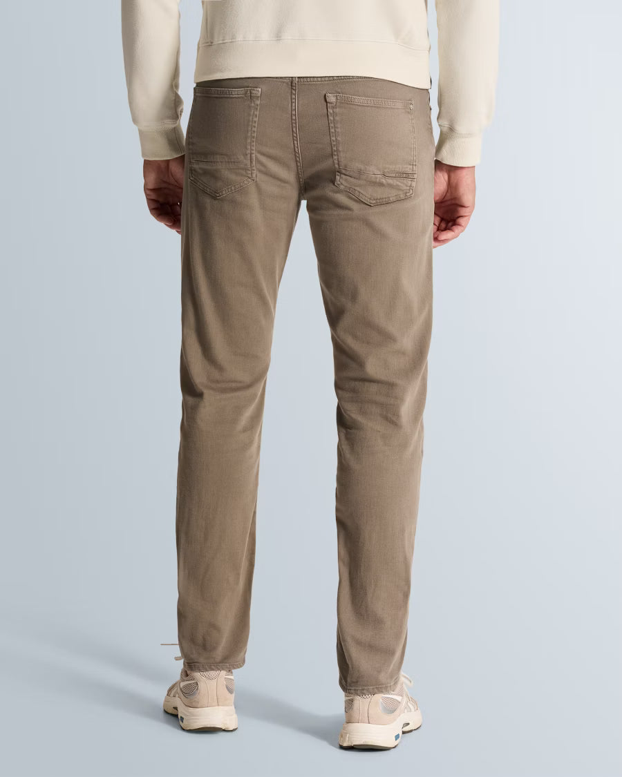 CAST IRON CHINO VALVER REGULAR COLORED DENIM WALNUT