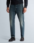 CAST IRON JEANS STEEPER RELAXED BLEACHED GREY SWEAT