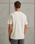CAST IRON T-SHIRT R-NECK REGULAR FIT INTERLOCK SNOW WHITE
