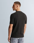 CAST IRON T-SHIRT REGULAR FIT COTTON MODAL BLACK SAND